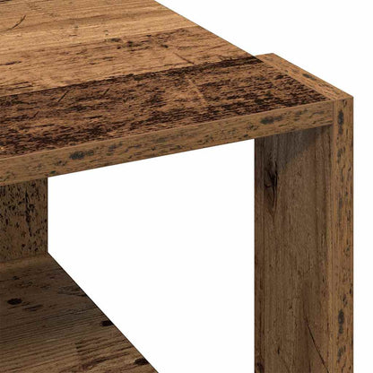 vidaXL Couchtisch Altholz 51,5 x 51,5 x 30 cm Holzwerkstoff