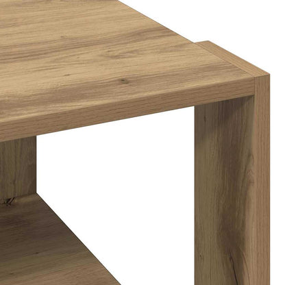 vidaXL Couchtisch Artisan-Eiche 51,5 x 51,5 x 30 cm Holzwerkstoff