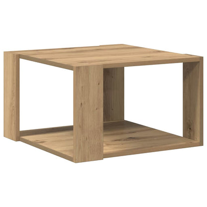 vidaXL Couchtisch Artisan-Eiche 51,5 x 51,5 x 30 cm Holzwerkstoff