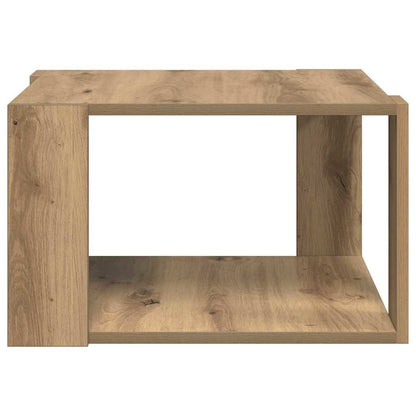 vidaXL Couchtisch Artisan-Eiche 51,5 x 51,5 x 30 cm Holzwerkstoff