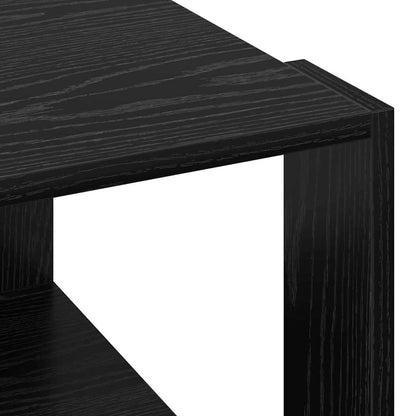 vidaXL Couchtisch Schwarz Eichen-Optik 51,5 x 51,5 x 30 cm