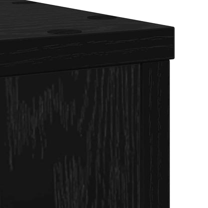 Pflanzenständer 2 pcs Schwarz Eichen-Optik 20 x 20 x 30 cm