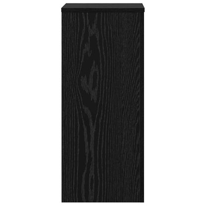 Pflanzenständer 2 pcs Schwarz Eichen-Optik 30 x 30 x 70 cm