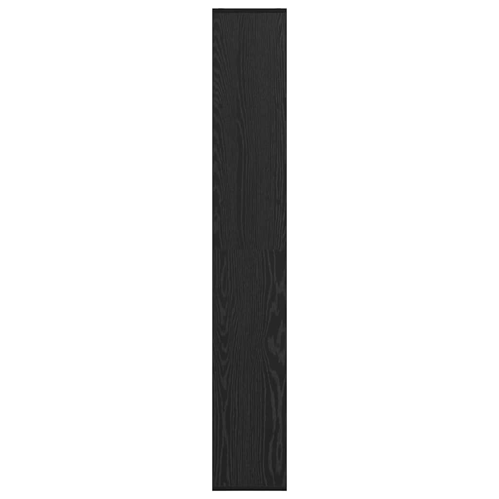 vidaXL Bücherregal Schwarz Eichen-Optik 67 x 25 x 162 cm Holzwerkstoff
