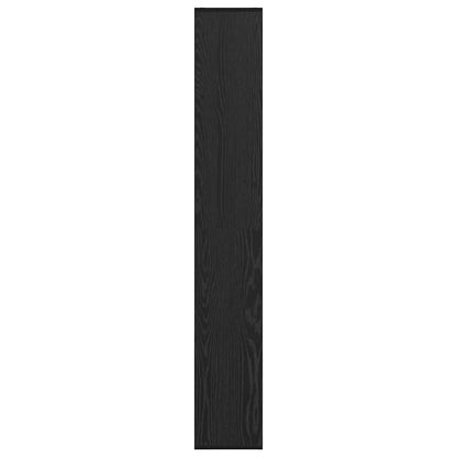 vidaXL Bücherregal Schwarz Eichen-Optik 67 x 25 x 162 cm Holzwerkstoff