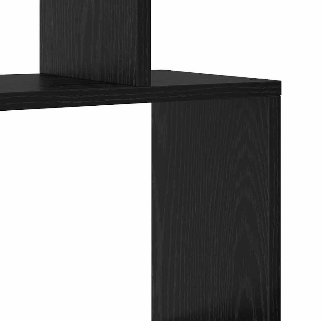 vidaXL Bücherregal Schwarz Eichen-Optik 70 x 24 x 193,5 cm