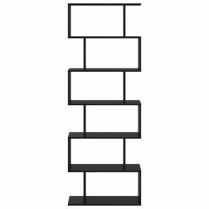 vidaXL Bücherregal Schwarz Eichen-Optik 70 x 24 x 193,5 cm