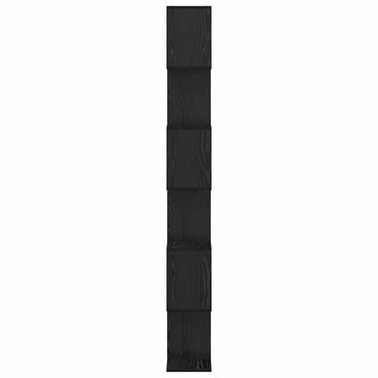 vidaXL Bücherregal Schwarz Eichen-Optik 70 x 24 x 193,5 cm