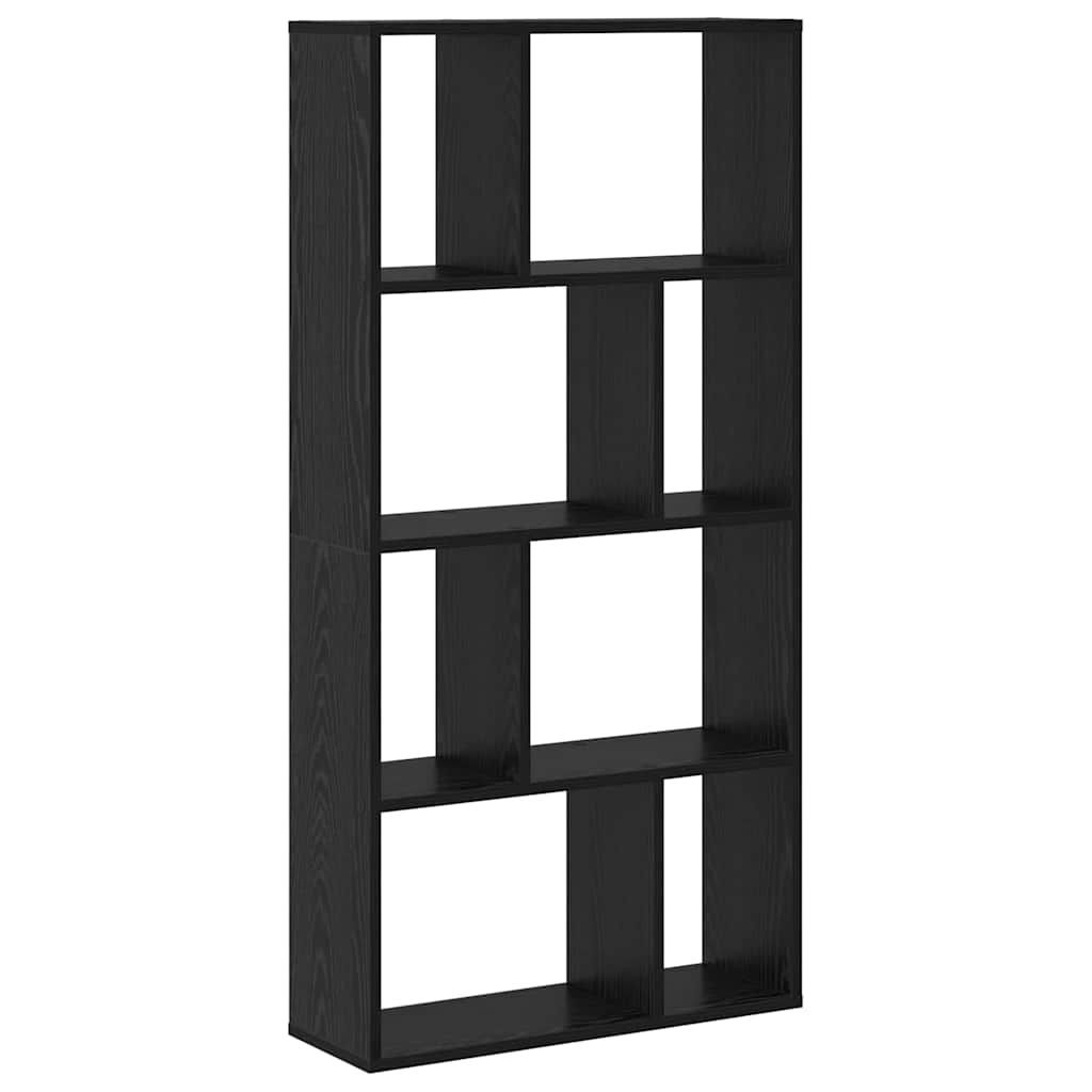 vidaXL Bücherregal Schwarz Eichen-Optik 70 x 20 x 102.5 cm
