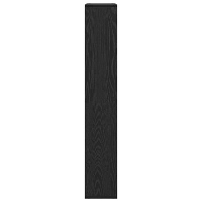vidaXL Bücherregal Schwarz Eichen-Optik 70 x 20 x 102.5 cm