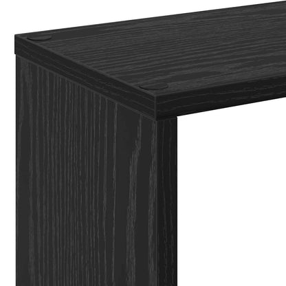 vidaXL Bücherregal Schwarz Eichen-Optik 72 x 20 x 102,5 cm