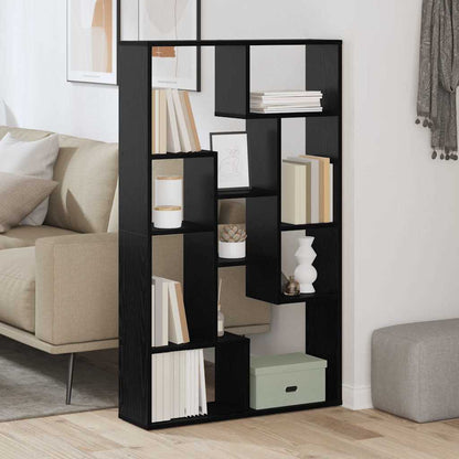 vidaXL Bücherregal Schwarz Eichen-Optik 72 x 20 x 102,5 cm