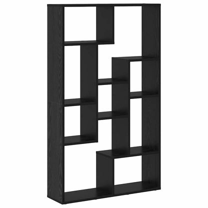 vidaXL Bücherregal Schwarz Eichen-Optik 72 x 20 x 102,5 cm
