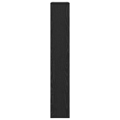 vidaXL Bücherregal Schwarz Eichen-Optik 72 x 20 x 102,5 cm
