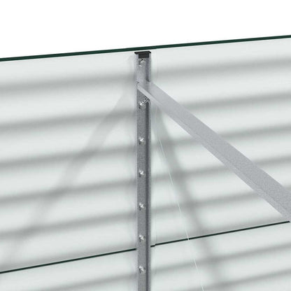 vidaXL Hochbeet Grün 320 x 80 x 81 cm Stahl