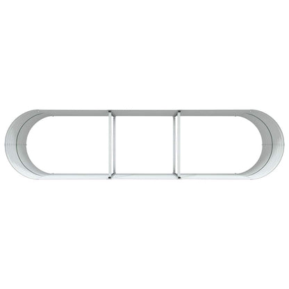 vidaXL Hochbeet Grün 320 x 80 x 81 cm Stahl
