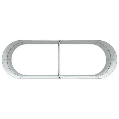 Hochbeet Grün 240 x 80 x 81 cm Stahl