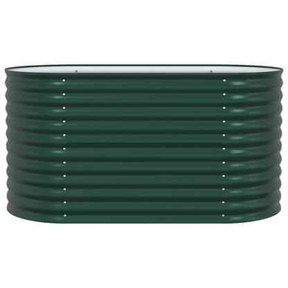 Hochbeet Grün 160 x 80 x 81 cm Stahl