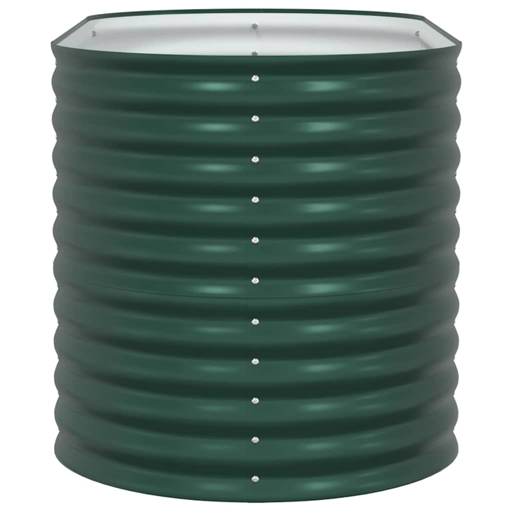 Hochbeet Grün 160 x 80 x 81 cm Stahl