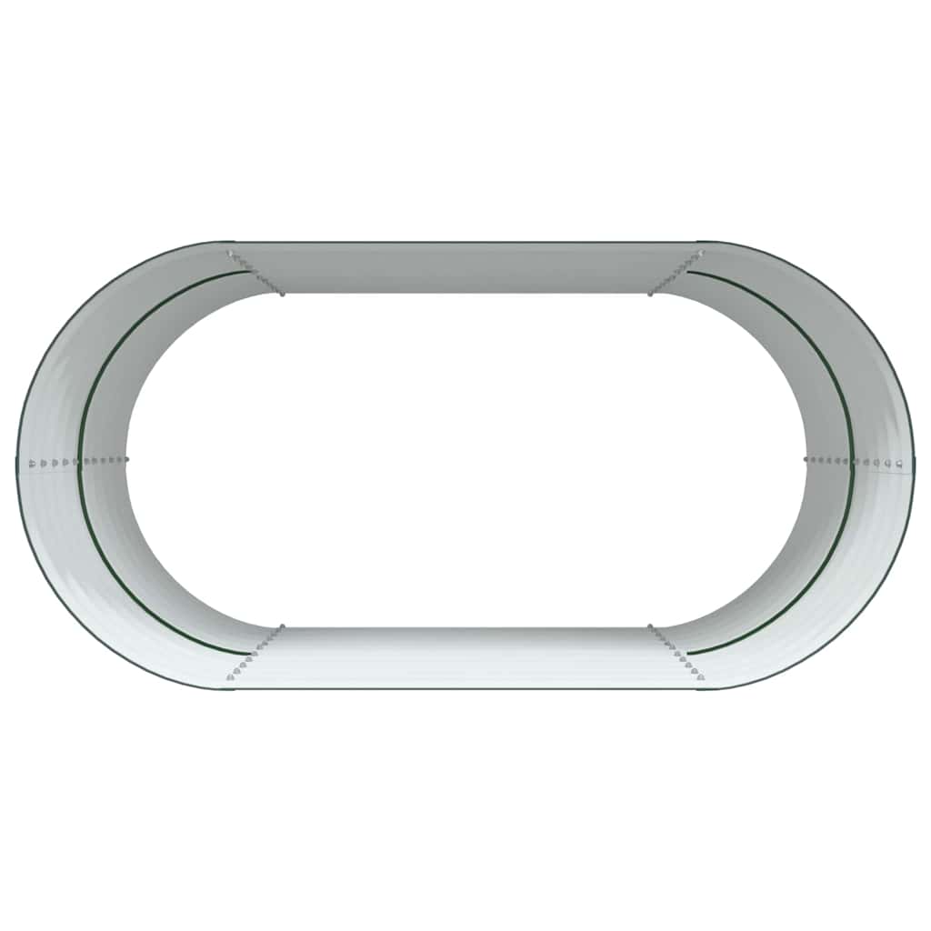 Hochbeet Grün 160 x 80 x 81 cm Stahl