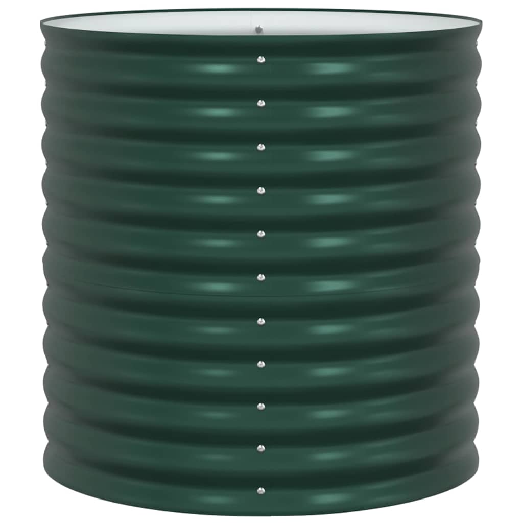 Hochbeet Grün 80 x 80 x 81 cm Stahl