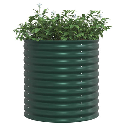 Hochbeet Grün 80 x 80 x 81 cm Stahl