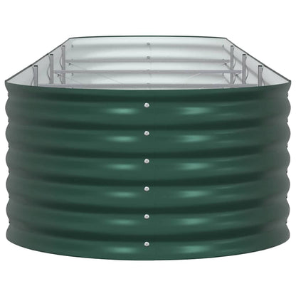 Hochbeet Grün 400 x 80 x 44 cm Stahl