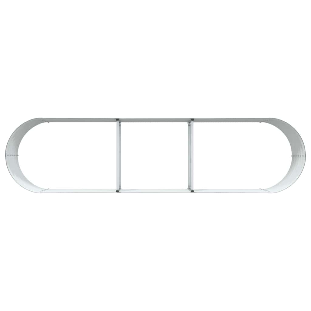 vidaXL Hochbeet Grün 320 x 80 x 44 cm Stahl