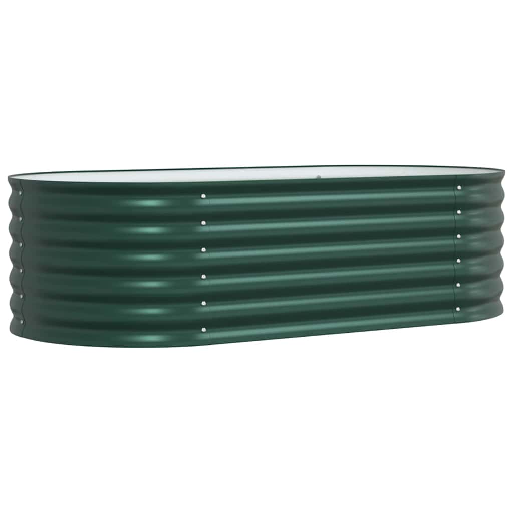 vidaXL Hochbeet Grün 160 x 80 x 44 cm Stahl
