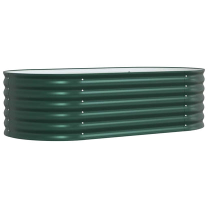 vidaXL Hochbeet Grün 160 x 80 x 44 cm Stahl