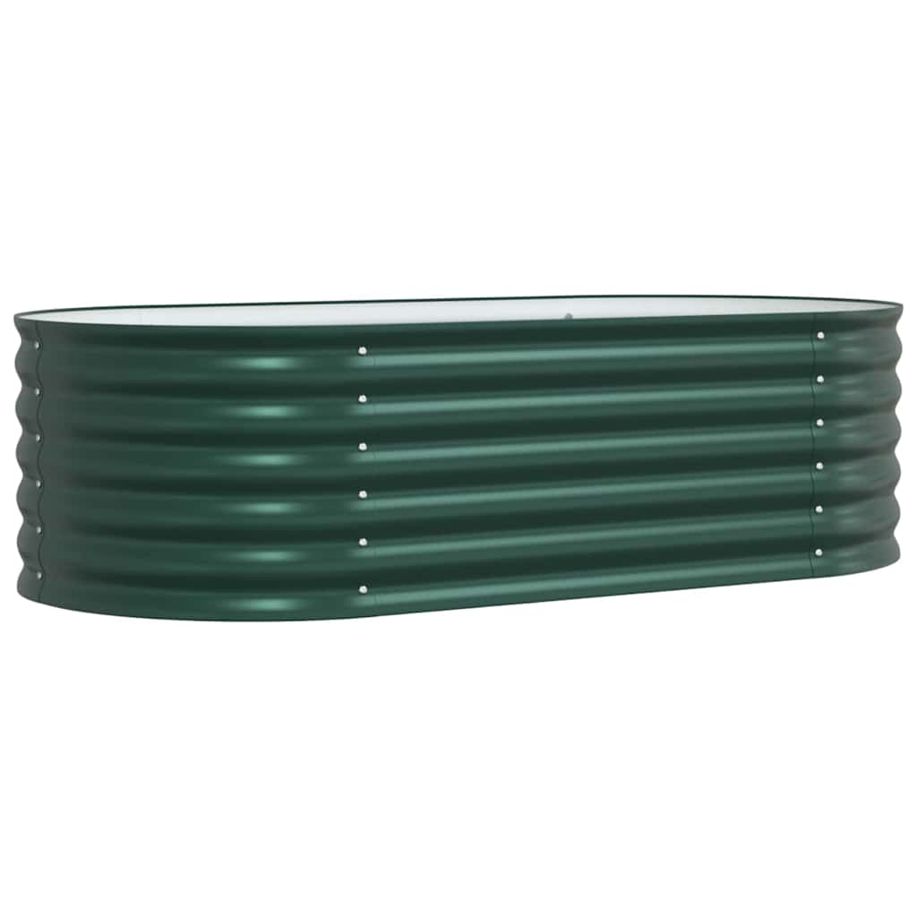 vidaXL Hochbeet Grün 160 x 80 x 44 cm Stahl