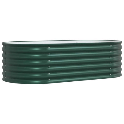 vidaXL Hochbeet Grün 160 x 80 x 44 cm Stahl