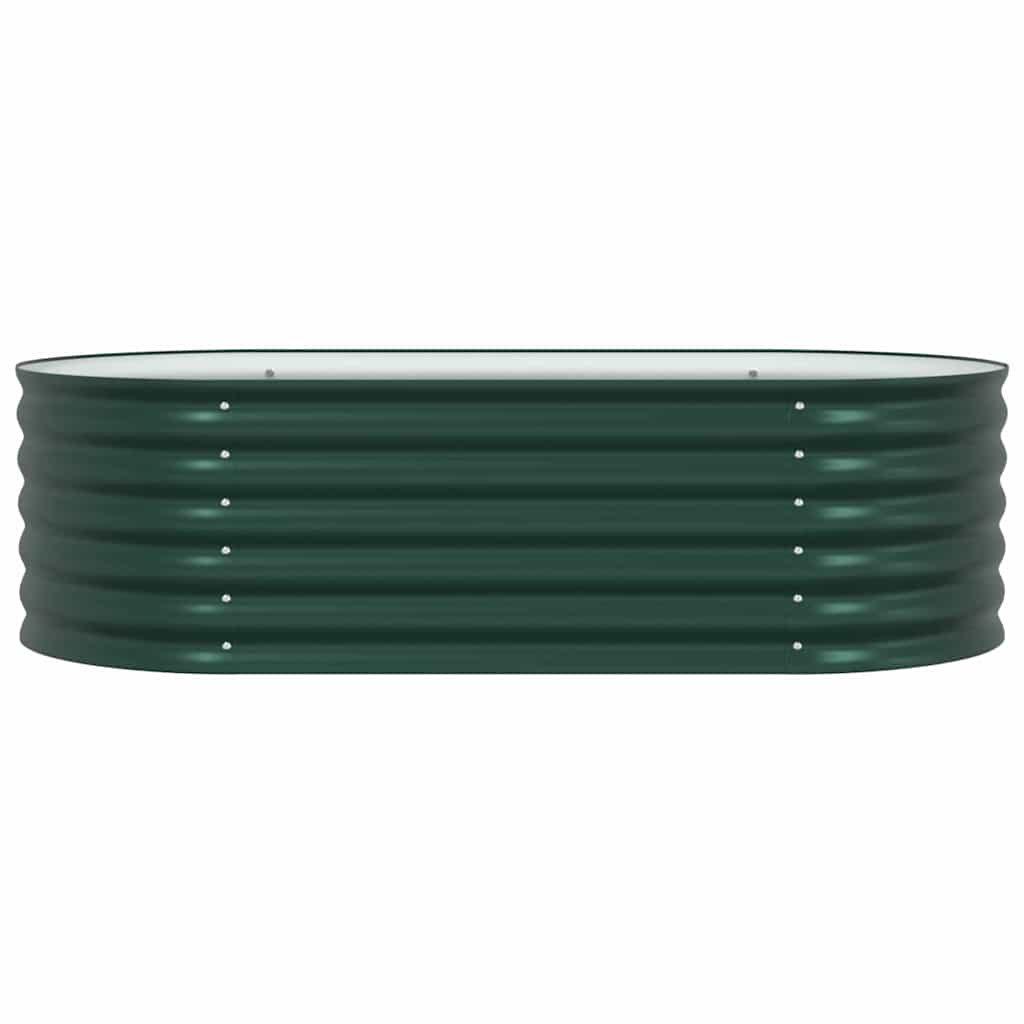 vidaXL Hochbeet Grün 160 x 80 x 44 cm Stahl