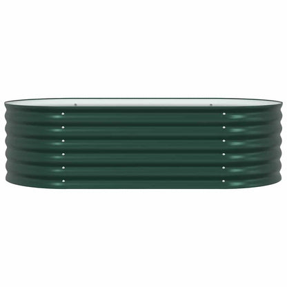 vidaXL Hochbeet Grün 160 x 80 x 44 cm Stahl