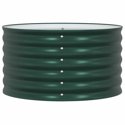 Hochbeet Grün 80 x 80 x 44 cm Stahl