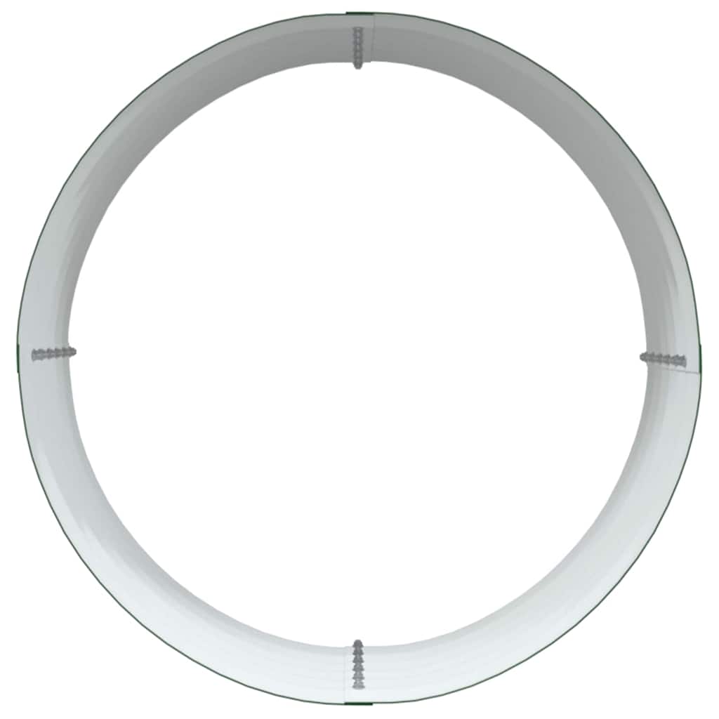 Hochbeet Grün 80 x 80 x 44 cm Stahl