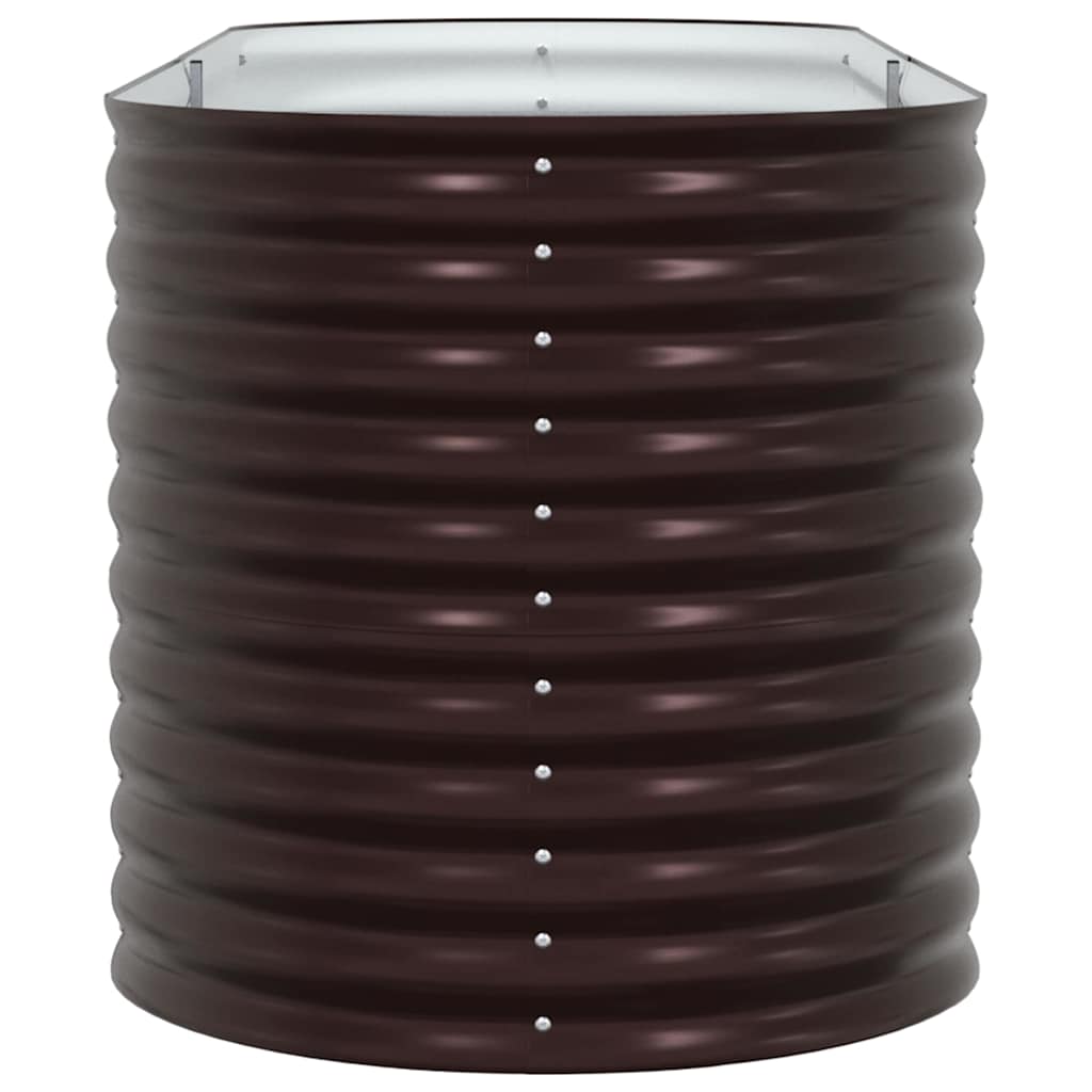 vidaXL Hochbeet Braun 240 x 80 x 81 cm Stahl