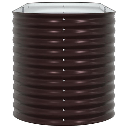 vidaXL Hochbeet Braun 240 x 80 x 81 cm Stahl