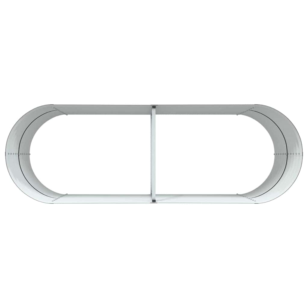vidaXL Hochbeet Braun 240 x 80 x 81 cm Stahl