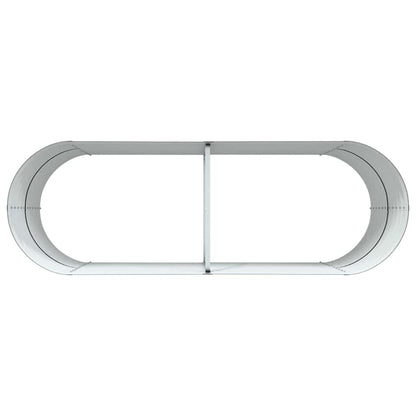 vidaXL Hochbeet Braun 240 x 80 x 81 cm Stahl