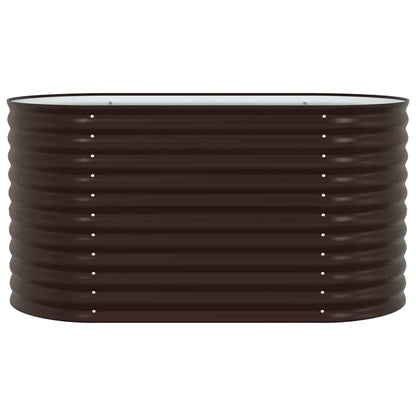 vidaXL Hochbeet Braun 160 x 80 x 81 cm Stahl
