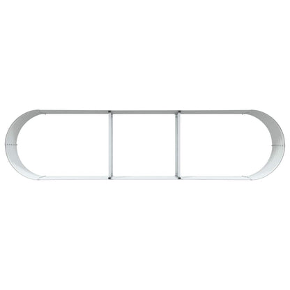 Hochbeet Braun 320 x 80 x 44 cm Stahl