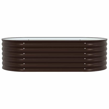 vidaXL Hochbeet Braun 160 x 80 x 44 cm Stahl