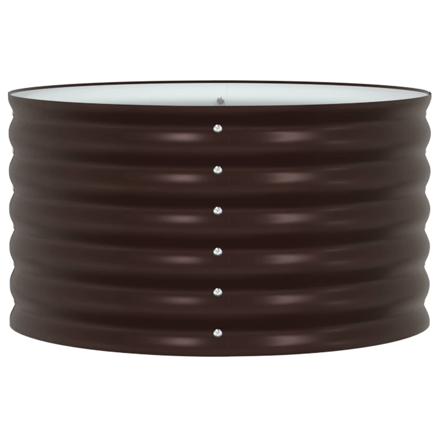 Hochbeet Braun 80 x 80 x 44 cm Stahl