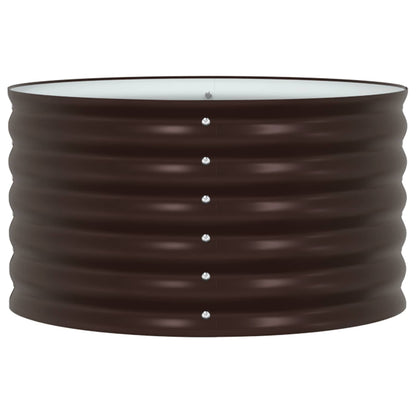 Hochbeet Braun 80 x 80 x 44 cm Stahl