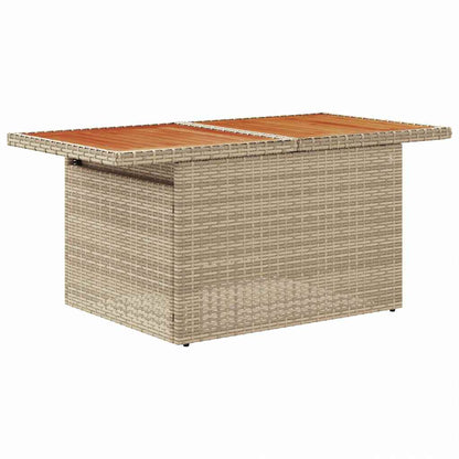 vidaXL Salon de jardin avec coussins 7 pcs Beige et gris clair Résine tressée
