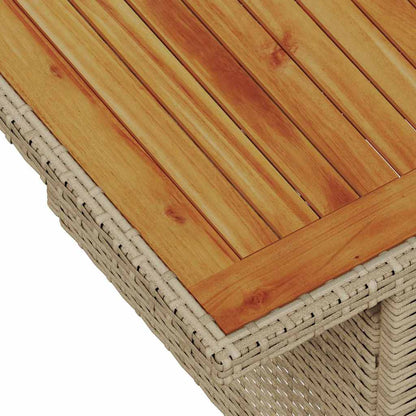 Garten-Sofa-Set mit Kissen 7 pcs Beige und Hellgrau