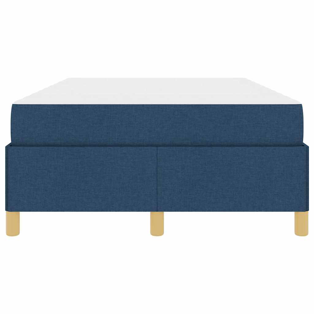 Bettrahmen mit Matratze Blau 120 x 200 cm Stoff