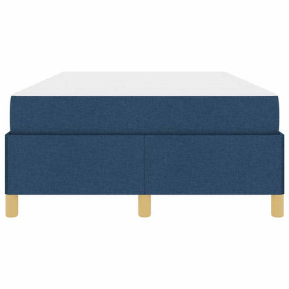 Bettrahmen mit Matratze Blau 120 x 200 cm Stoff