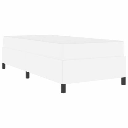 Bettrahmen mit Matratze Weiß 80 x 200 cm Stoff